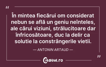 Singurătatea se naște din teama de a t... Singurătatea se naște din teama de a t...