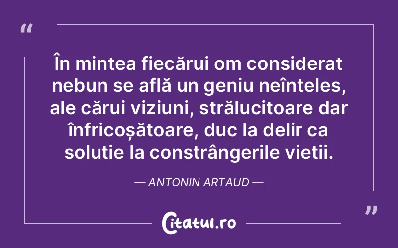 Citat Antonin Artaud - citate oameni