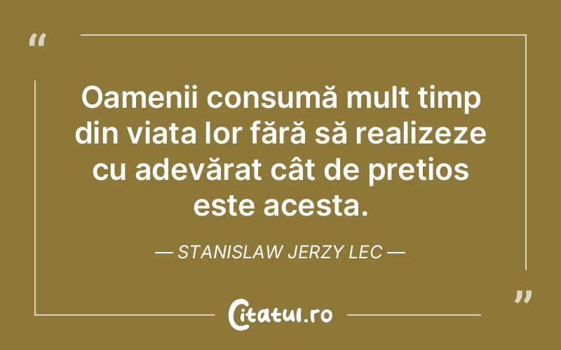 Citat Stanislaw Jerzy Lec - citate oameni