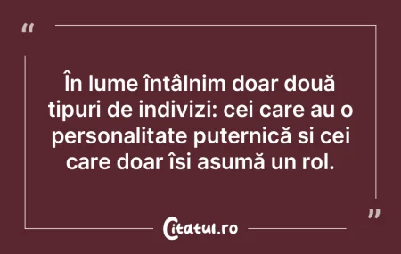 Omul, cu orgoliul său imens, refuză s�...