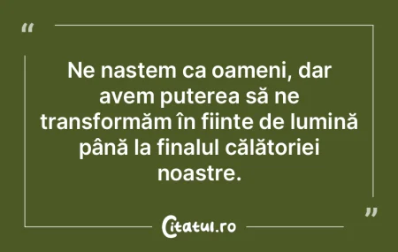 Există o profunzime a vieții care dep�...