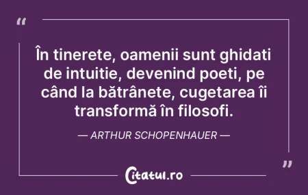 Existenta umană reprezintă o continuă...