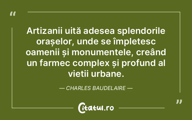 Citat Charles Baudelaire - citate oameni