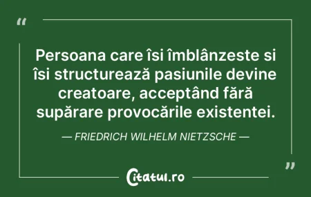 Omul are responsabilitatea de a-și tras... Omul are responsabilitatea de a-și tras...