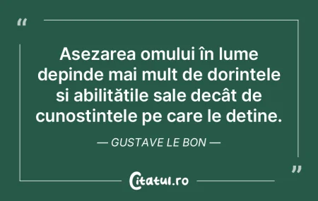 Cine nu are o lume interioară devine de...