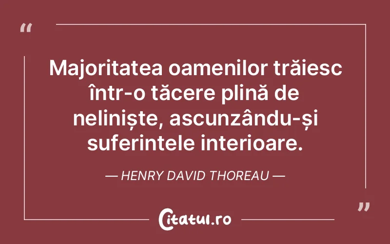 Citat Henry David Thoreau - citate oameni