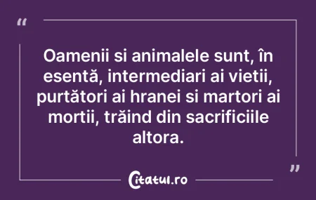 Când scopul existenței este perfecțiu...