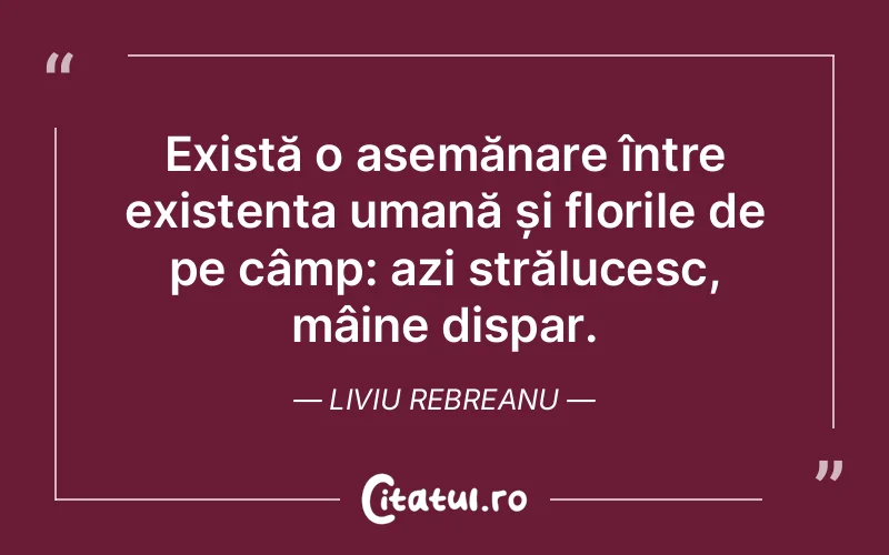 Citat Liviu Rebreanu - citate oameni