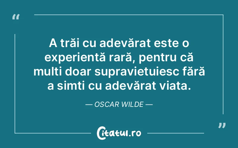 Citat Oscar Wilde - citate oameni