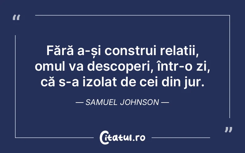 Citat Samuel Johnson - citate oameni