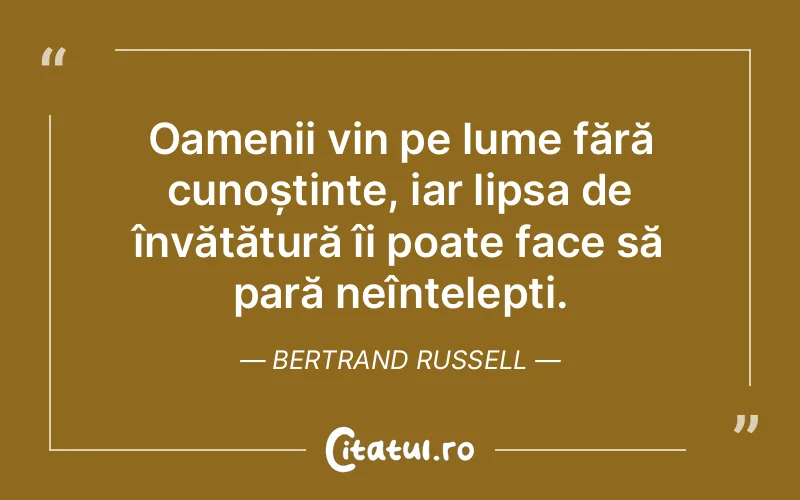 Citat Bertrand Russell - citate oameni