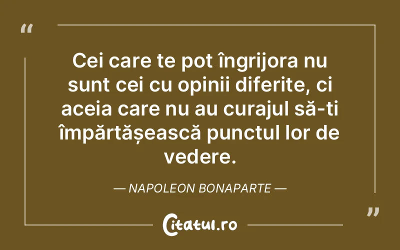 Citat Napoleon Bonaparte - citate oameni