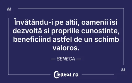 Cunoașterea este un drum nesfârșit pe... Cunoașterea este un drum nesfârșit pe...