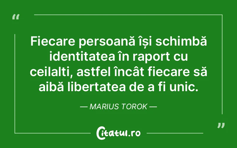 Citat Marius Torok - citate oameni