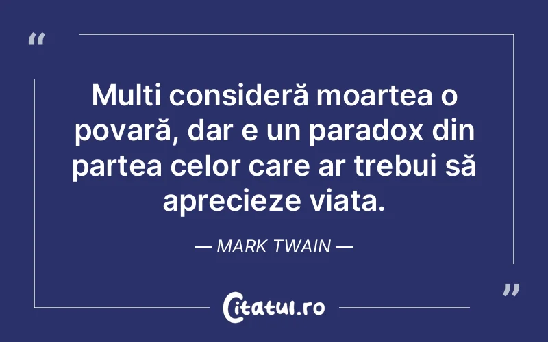 Citat Mark Twain - citate oameni