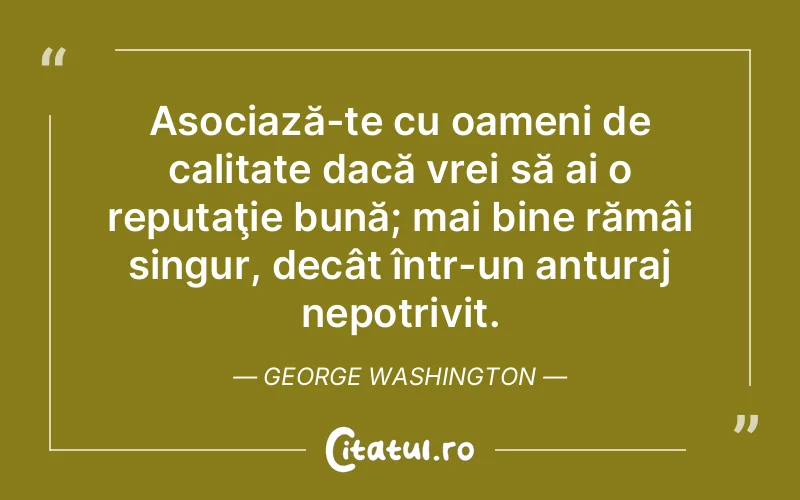 Citat George Washington - citate oameni
