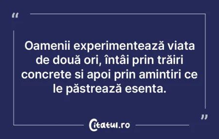 Fiecare om are două ochi și o singură...
