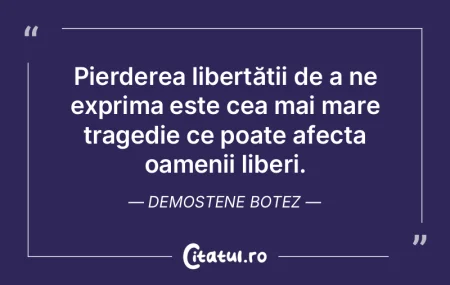 Libertatea se regăsește nu în capacit...
