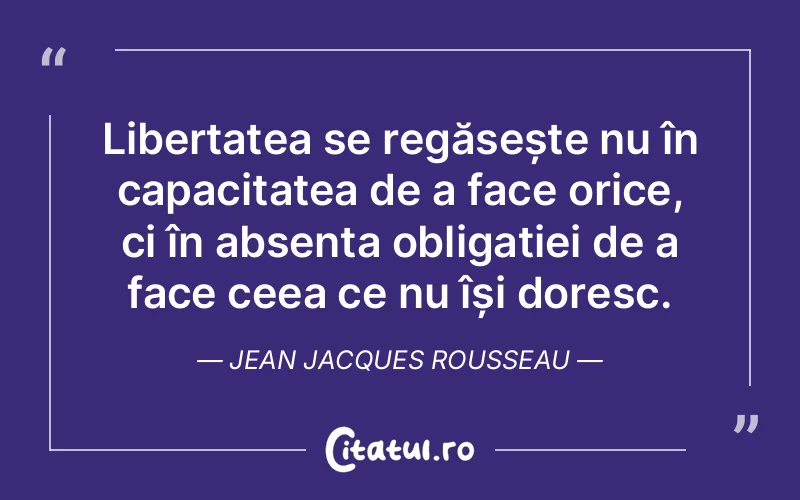 Citat Jean Jacques Rousseau - citate oameni