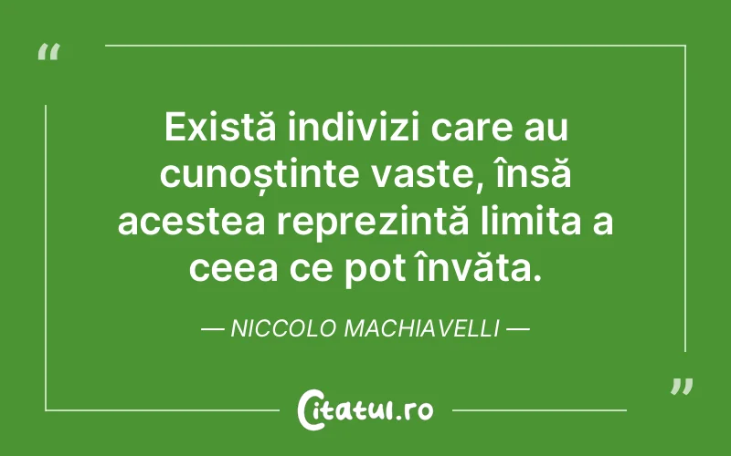 Citat Niccolo Machiavelli - citate oameni