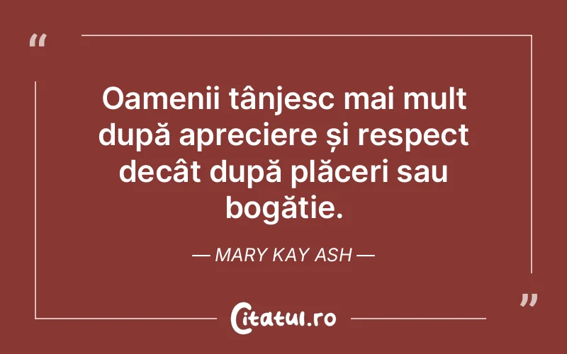 Citat Mary Kay Ash - citate oameni