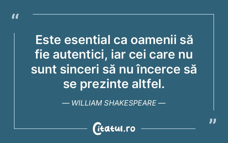 Citat William Shakespeare - citate oameni