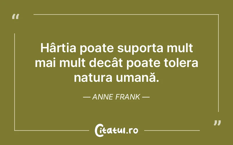 Citat Anne Frank - citate oameni