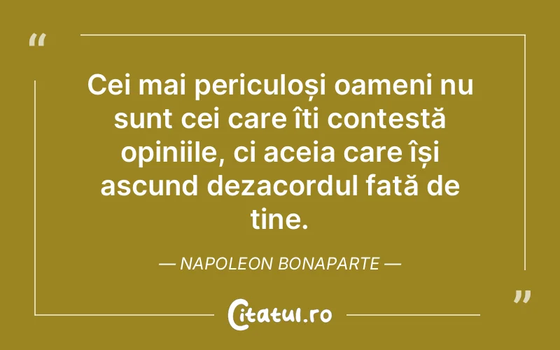 Citat Napoleon Bonaparte - citate oameni