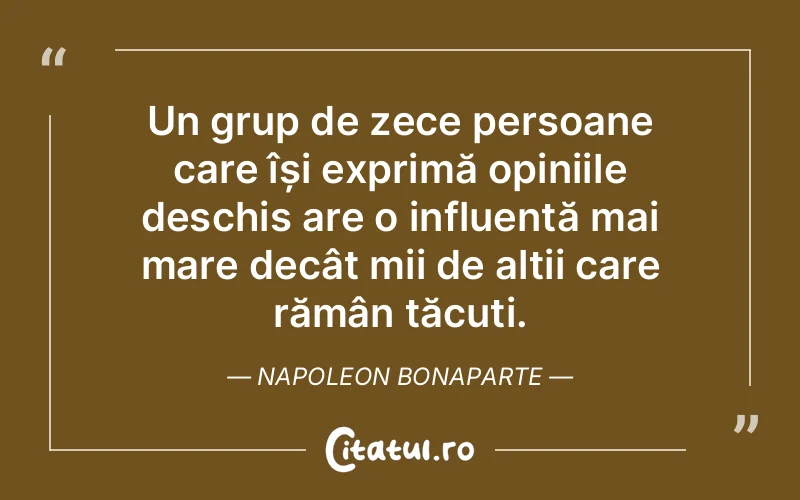 Citat Napoleon Bonaparte - citate oameni