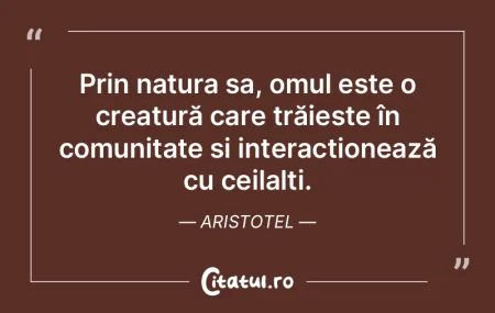 Ființa umană își desfășoară viaț...