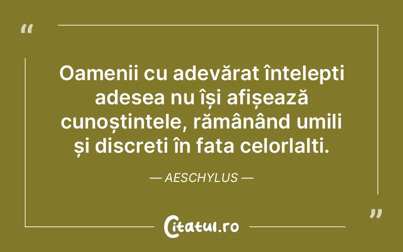 Citat Aeschylus - citate oameni