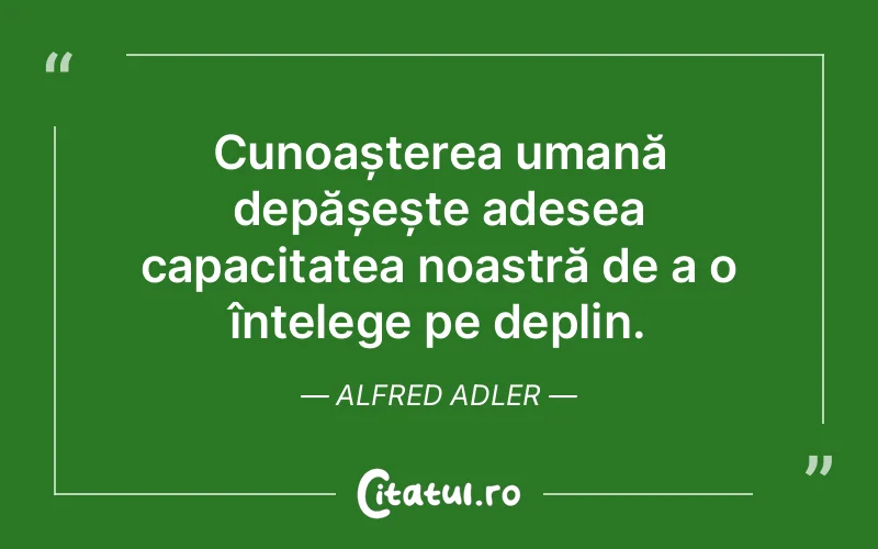 Citat Alfred Adler - citate oameni