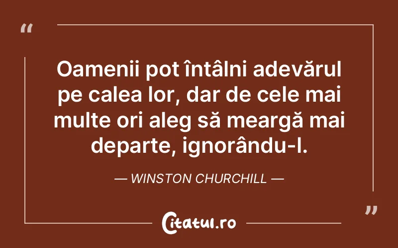 Citat Winston Churchill - citate oameni