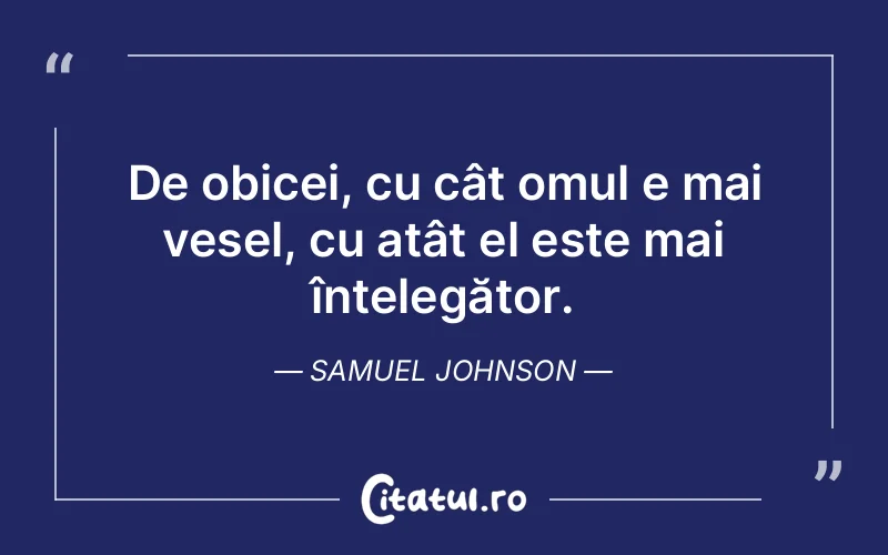 Citat Samuel Johnson - citate oameni