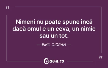 Numai omul e în stare să facă imposib...