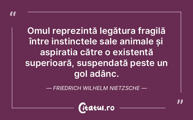 Citat Friedrich Wilhelm Nietzsche - citate oameni