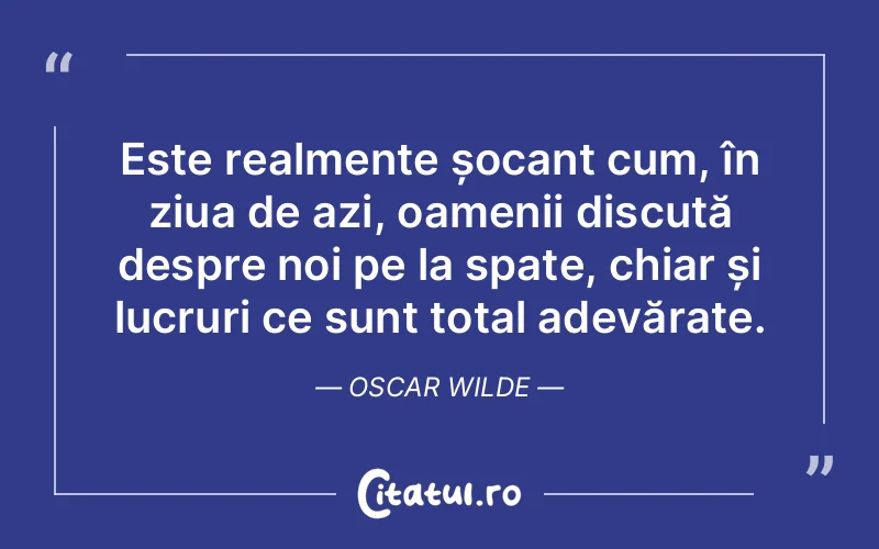 Citat Oscar Wilde - citate oameni