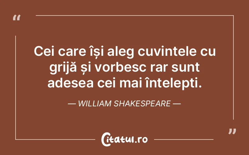 Citat William Shakespeare - citate oameni