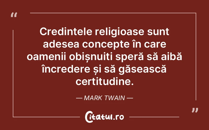 Citat Mark Twain - citate oameni