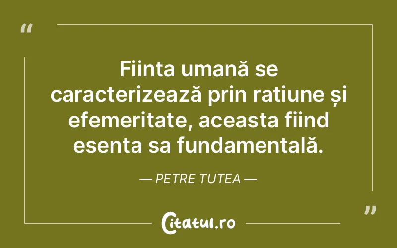 Citat Petre Tutea - citate oameni