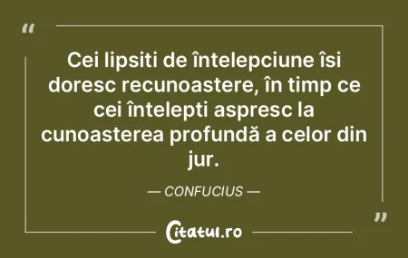 Un om înțelept își va crea singur ma...