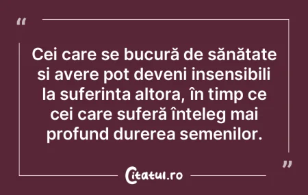 Cine este ambițios devine dependent de ...