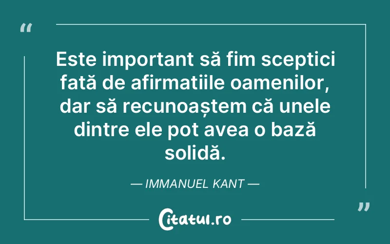 Citat Immanuel Kant - citate oameni