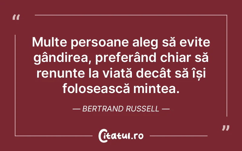 Citat Bertrand Russell - citate oameni