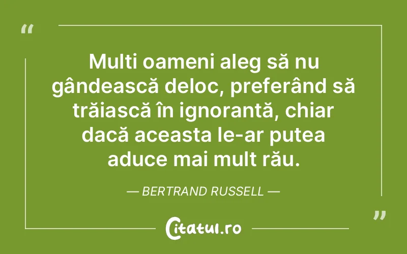 Citat Bertrand Russell - citate oameni