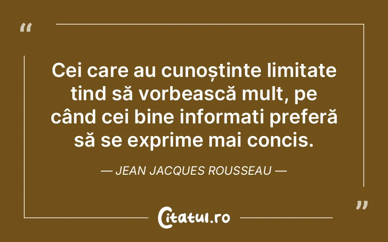 Citat Jean Jacques Rousseau - citate oameni