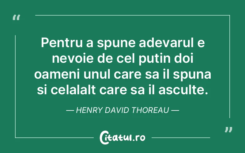 Citat Henry David Thoreau - citate oameni