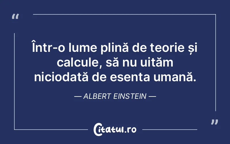 Citat Albert Einstein - citate oameni