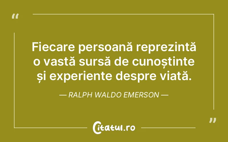 Citat Ralph Waldo Emerson - citate oameni