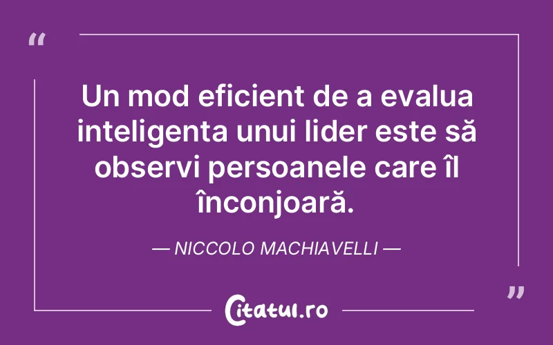 Citat Niccolo Machiavelli - citate oameni